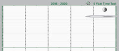 05 Year Calendar (2020-2025)